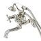 Kingston Brass KS225PN Tub Wall Mount Clawfoot Tub Faucet with Hand Shower, Polished Nickel KS225PN - alternate 1